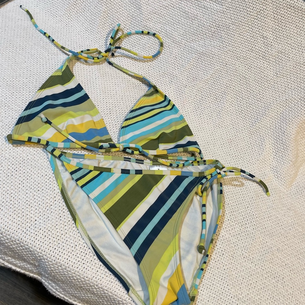 🐙Xhilaration Striped Bikini